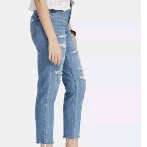 Free People We The Free Soak Up the Sun High Rise Thrashed Skinny Jean  Size 27 - Picture 2 of 16